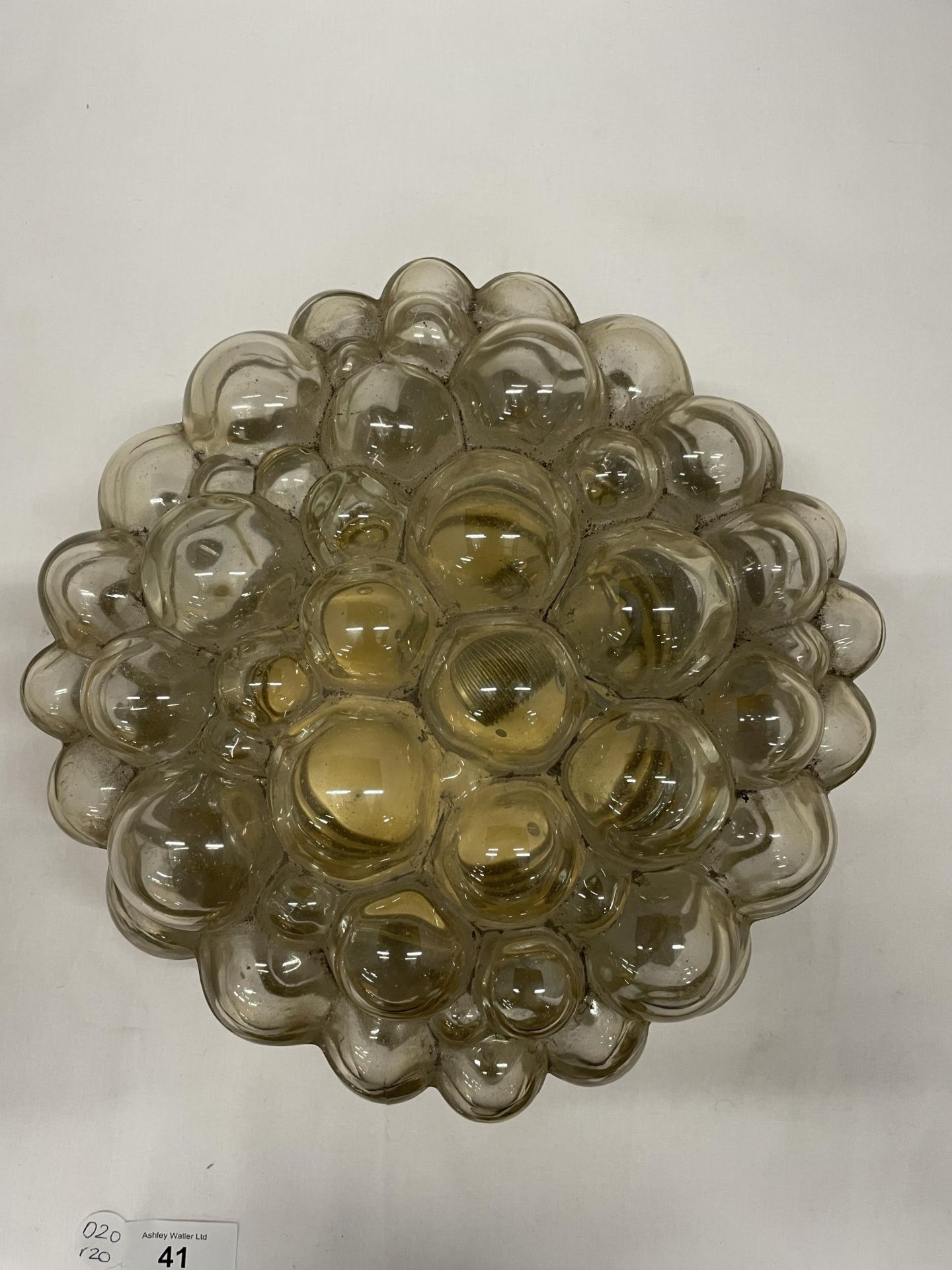 A VINTAGE BUBBLE CEILING LIGHT BY HELENA TYNELL - Image 3 of 3