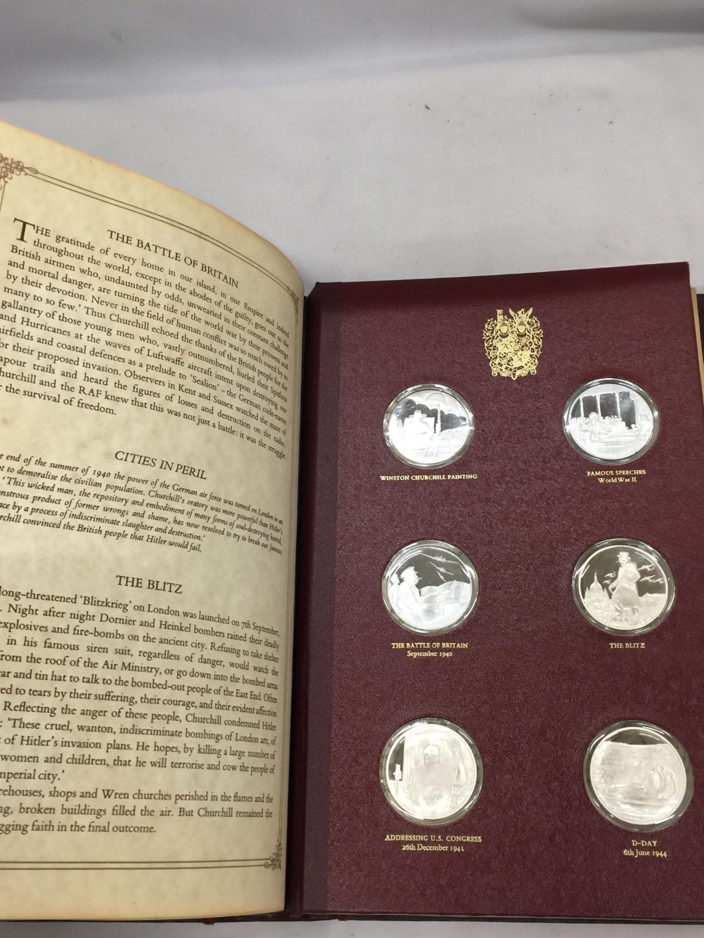 A STERLING SILVER PROOF WINSTON CHURCHILL TWENTY FOUR MEDAL SET, JOHN PINCHE WITH CERTIFICATE OF - Image 4 of 5