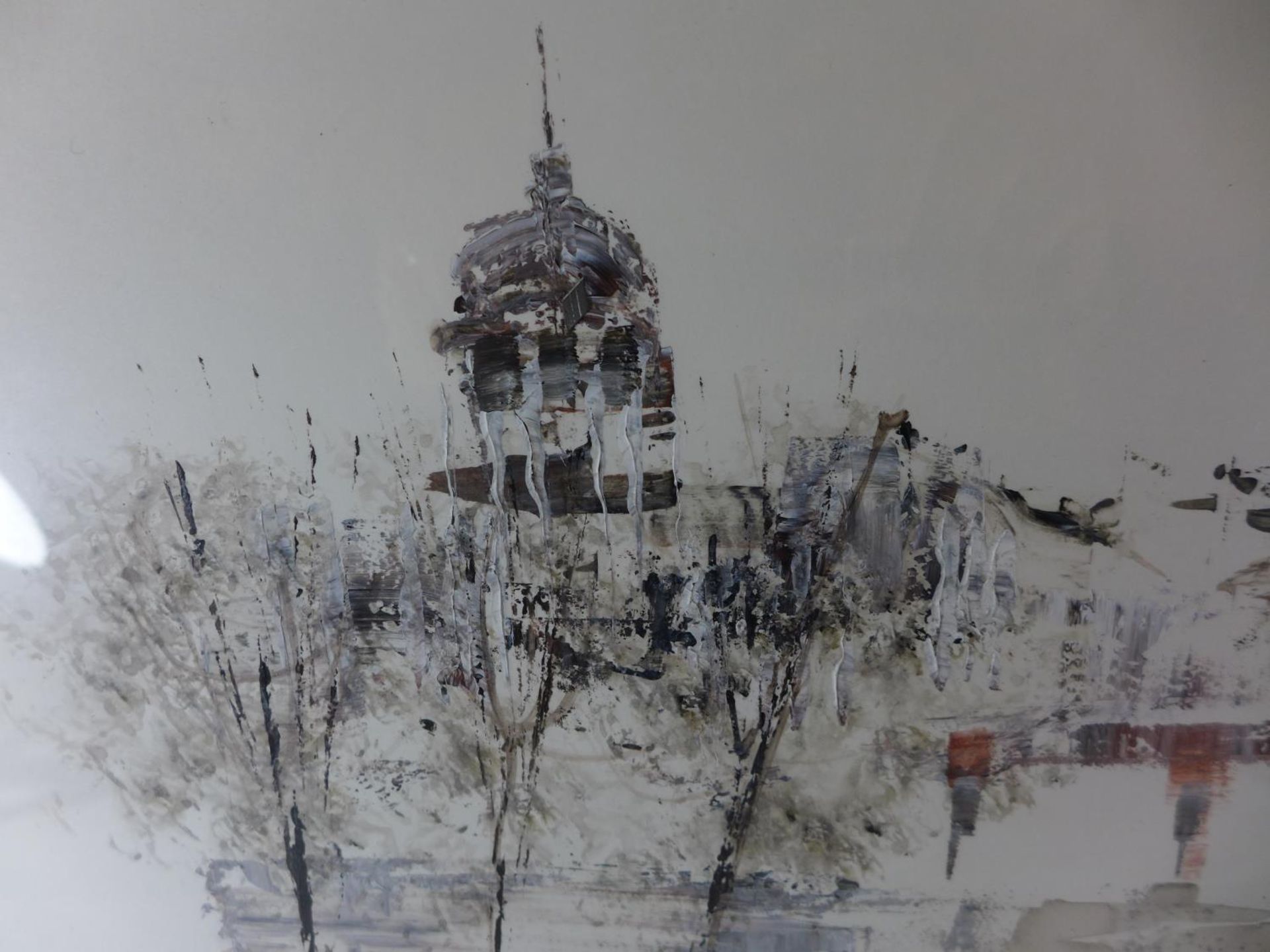 PARISIAN SCHOOL (20TH CENTURY) VIEW OF PARIS, INDISTINCTLY SIGNED, WATERCOLOUR, 48 X 62CM, FRAMED - Image 3 of 4
