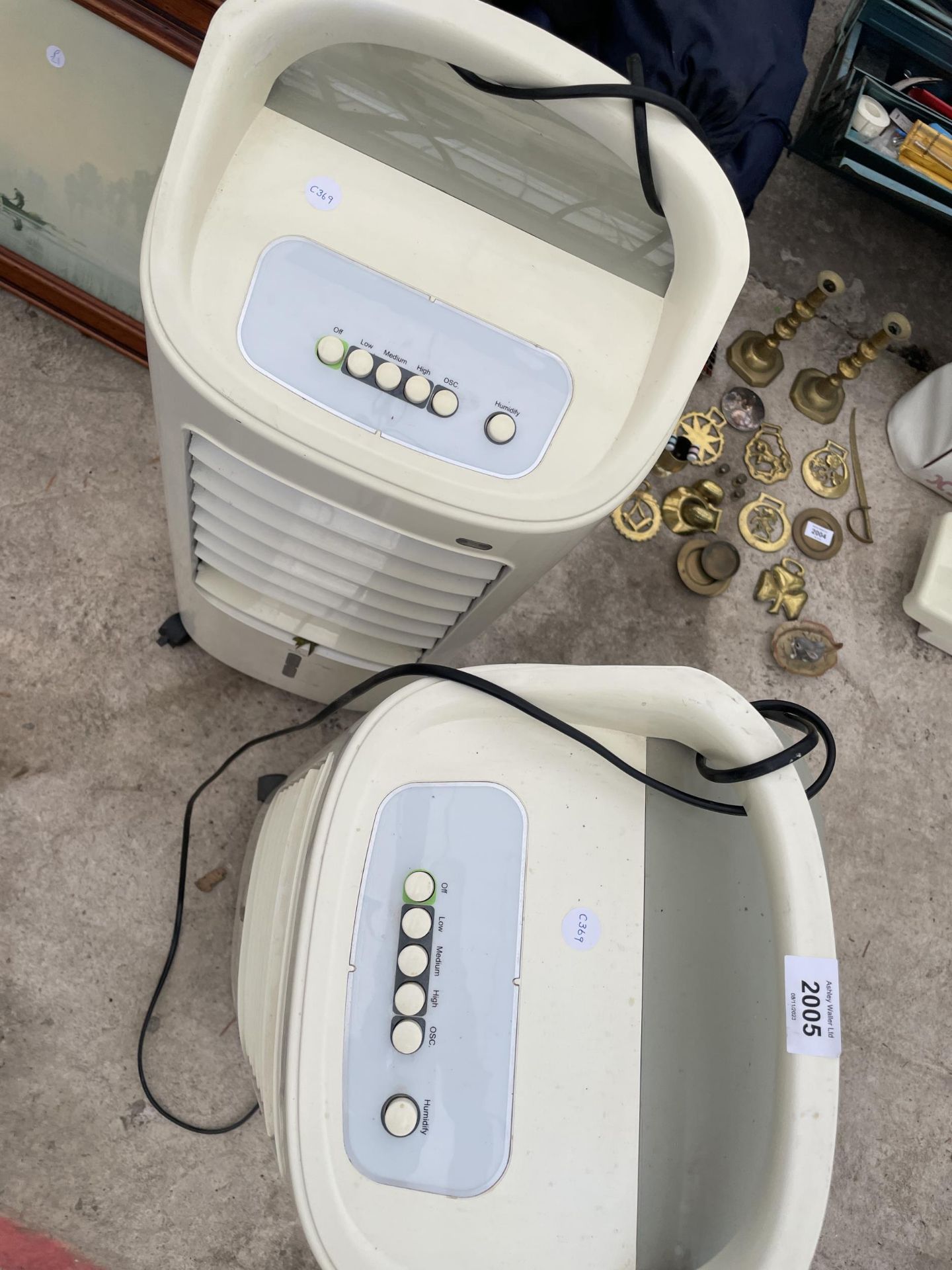 A PAIR OF ELECTRIC CHALLANGE AIR COOLERS - Image 2 of 3