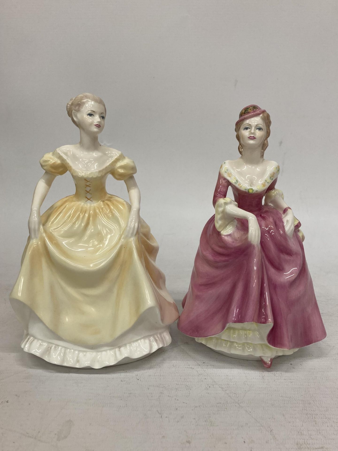 TWO COALPORT LADIES OF FASHION FIGURES - 'EMILY' AND 'WINSOME'