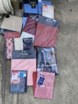 AN ASSORTMENT OF NEW AND PACKAGED BEDDING