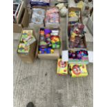 A LARGE ASSORTMENT OF AS NEW OLD SHOP STOCK TOYS AND GAMES