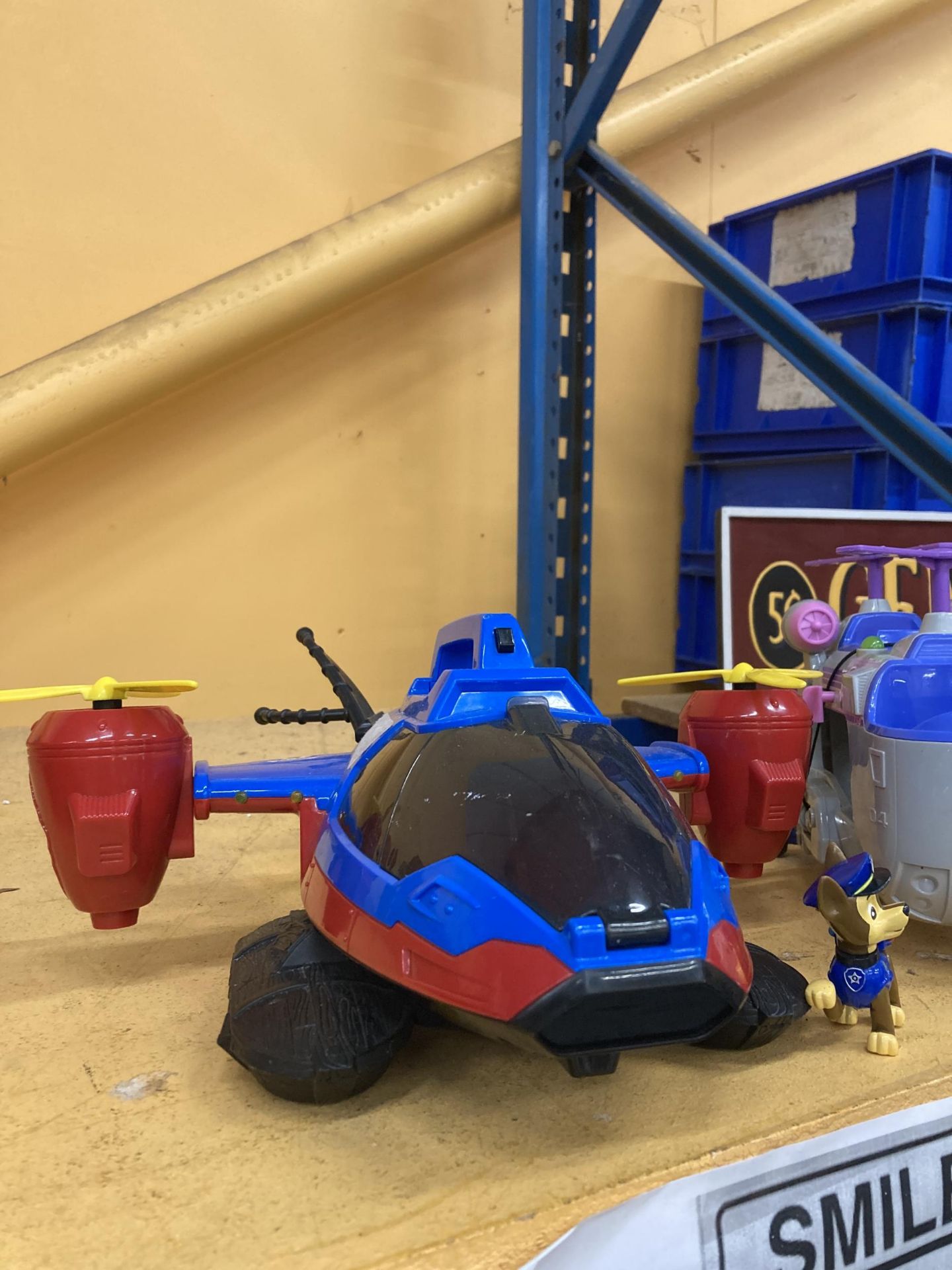 TWO PAW PATROL AIRCRAFT PLUS CHARACTERS, CHASE AND SKY - Image 3 of 3