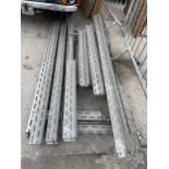 A LARGE QUANTITY OF METAL RACKING