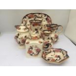 A COLLECTION OF MASONS IRONSTONE 'MANDALAY' PATTERN CERAMICS