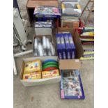 AN ASSORTMENT OF AS NEW OLD SHOP STOCK TOYS AND GAMES