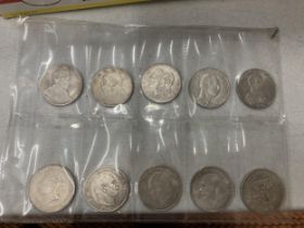 TEN REPRODUCTION COINS