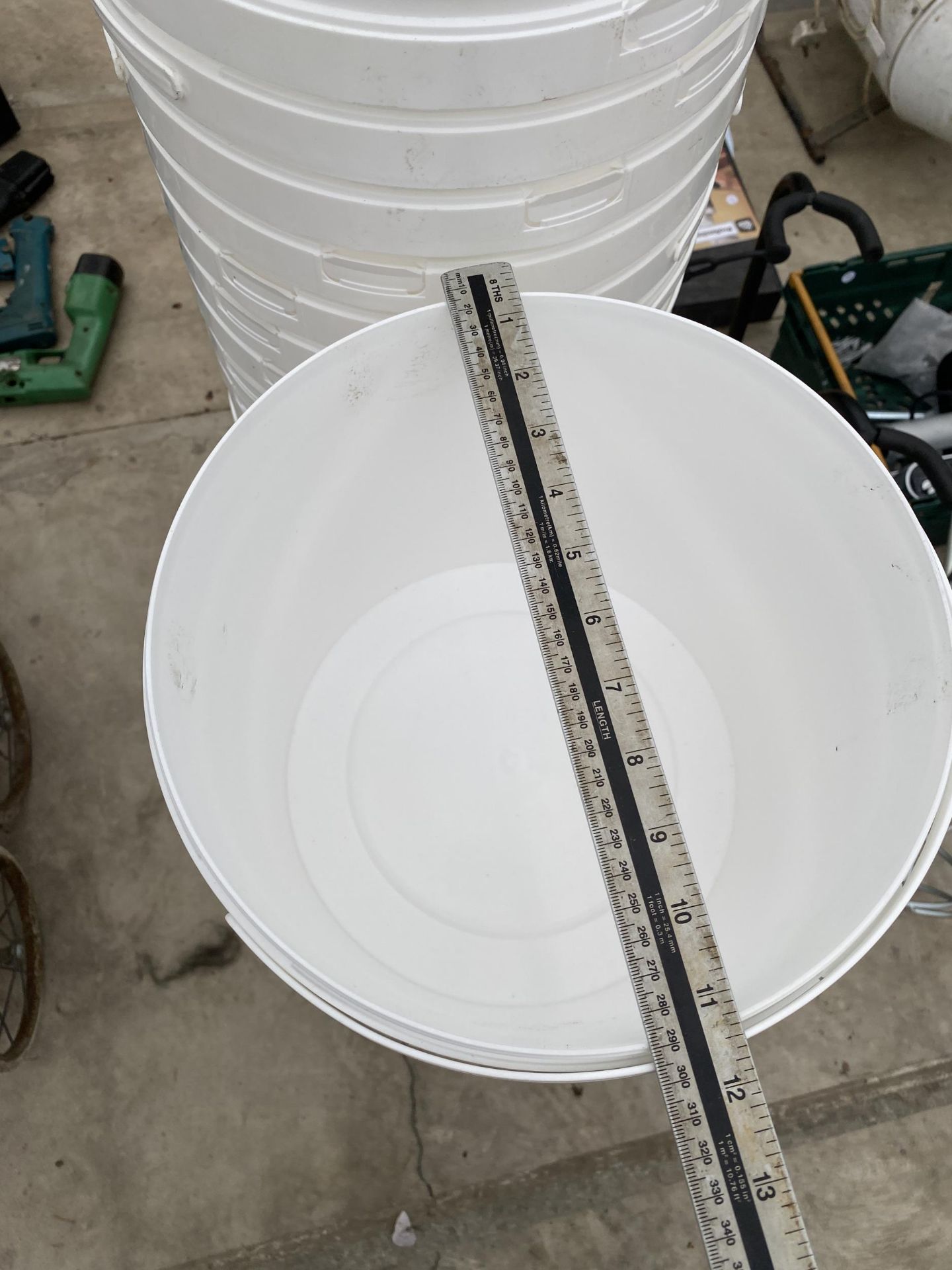 A LARGE QUANTITY OF WHITE BUCKETS - Image 2 of 2