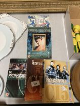 FIVE DVD BOX SETS TO INCLUDE THE PROFESSIONALS, FAWLTY TOWERS AND TWIN PEAKS