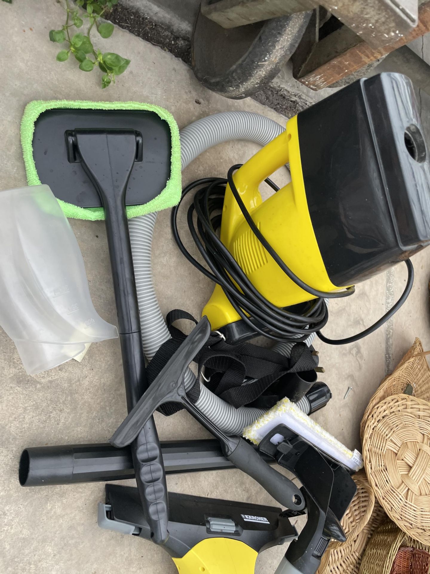 A KARCHER STEAM CLEANER AND A KARCHER WINDOW CLEANER - Image 2 of 2