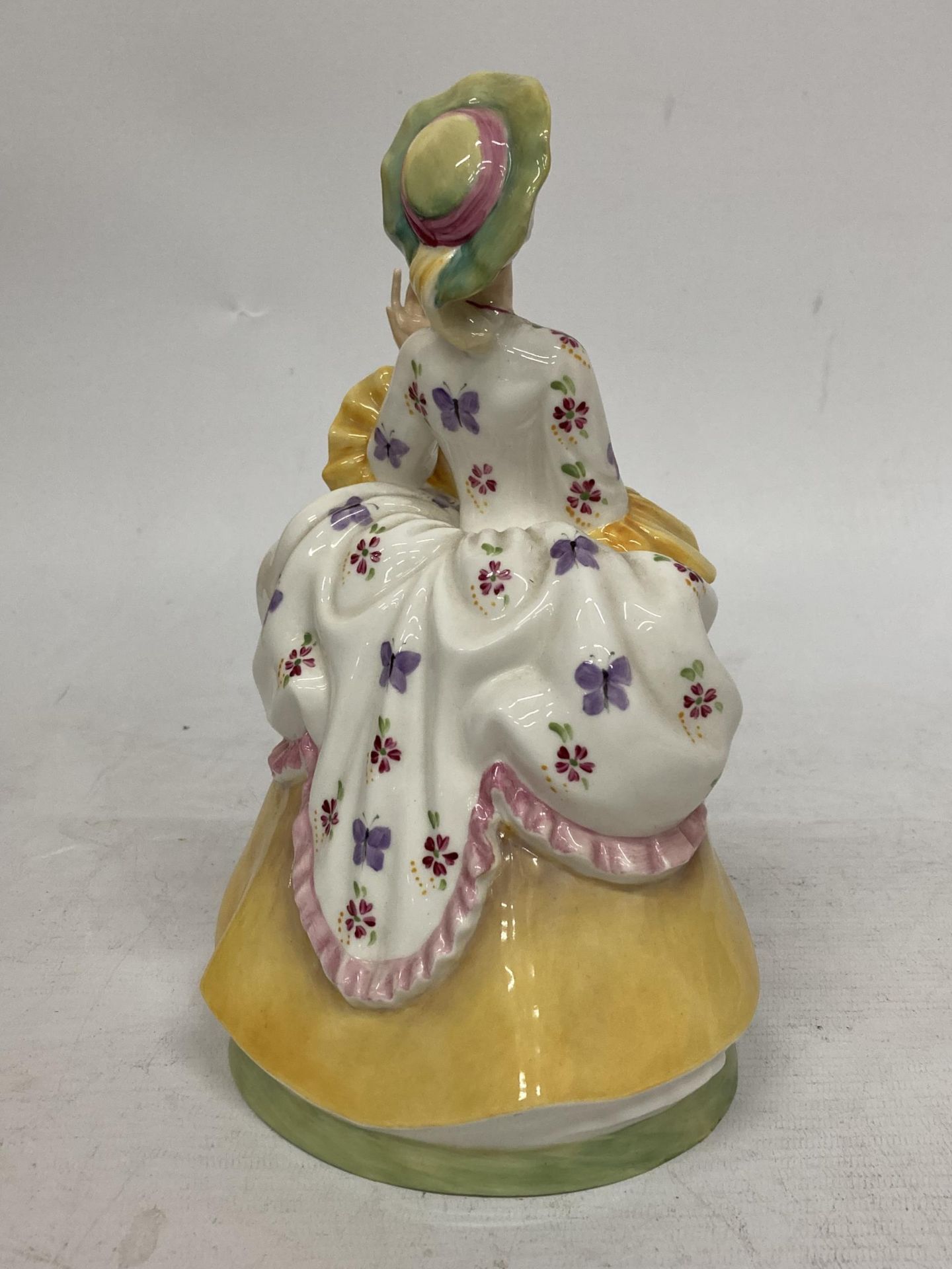 A PEGGY DAVIES FOR JANUS POTTERY BONE CHINA FIGURE - PEG WOFFINGTON ILLUSTRIOUS LADIES OF THE STAGE - Image 2 of 4