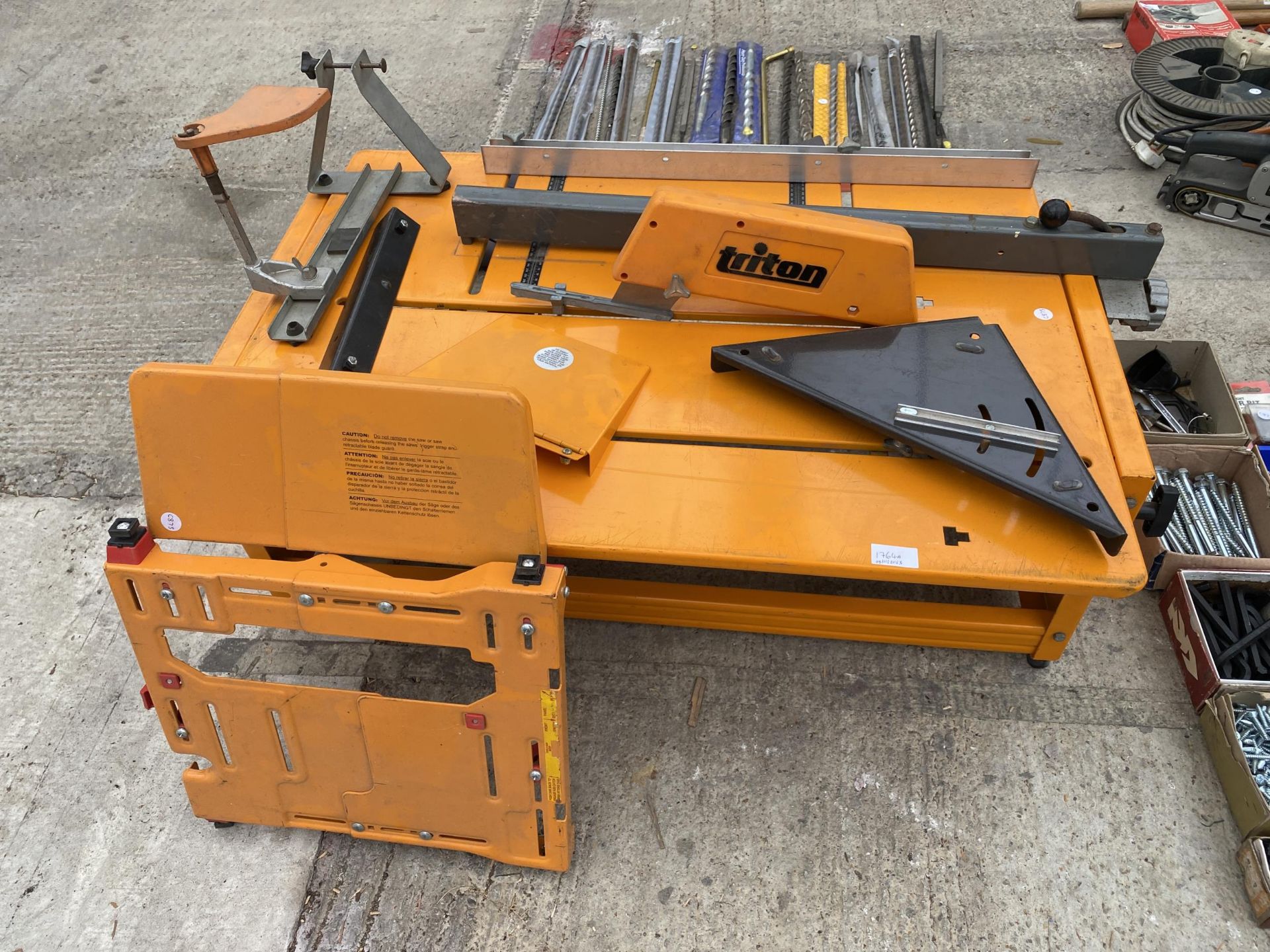 A TRITON WORKCENTRE TABLE SAW FRAME (NO ACTUAL SAW)