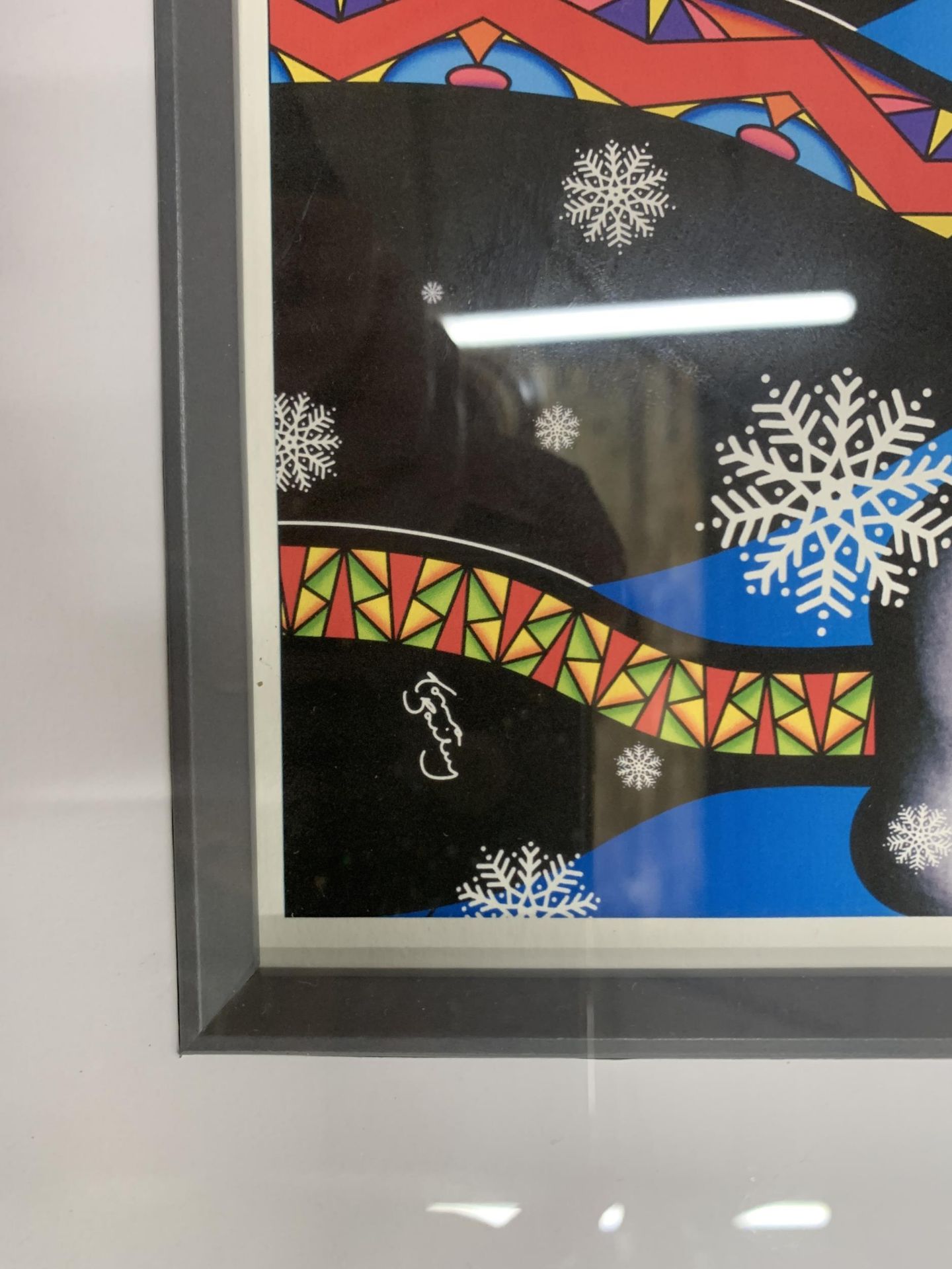 A FRAMED LORNA BAILEY CHRISTMAS PICTURE - Image 2 of 4