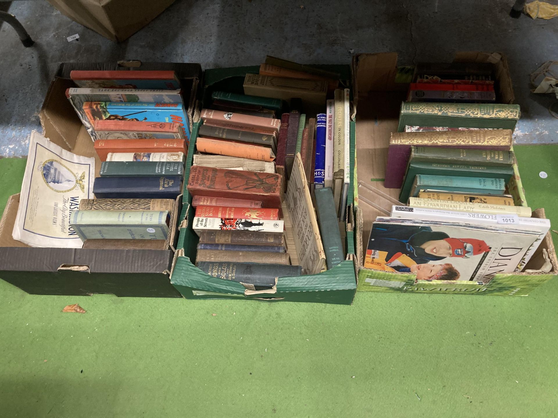 A LARGE QUANTITY OF VINTAGE AND NON FICTION MAINLY HARDBACK BOOKS, TO INCLUDE THOMAS HARDY,