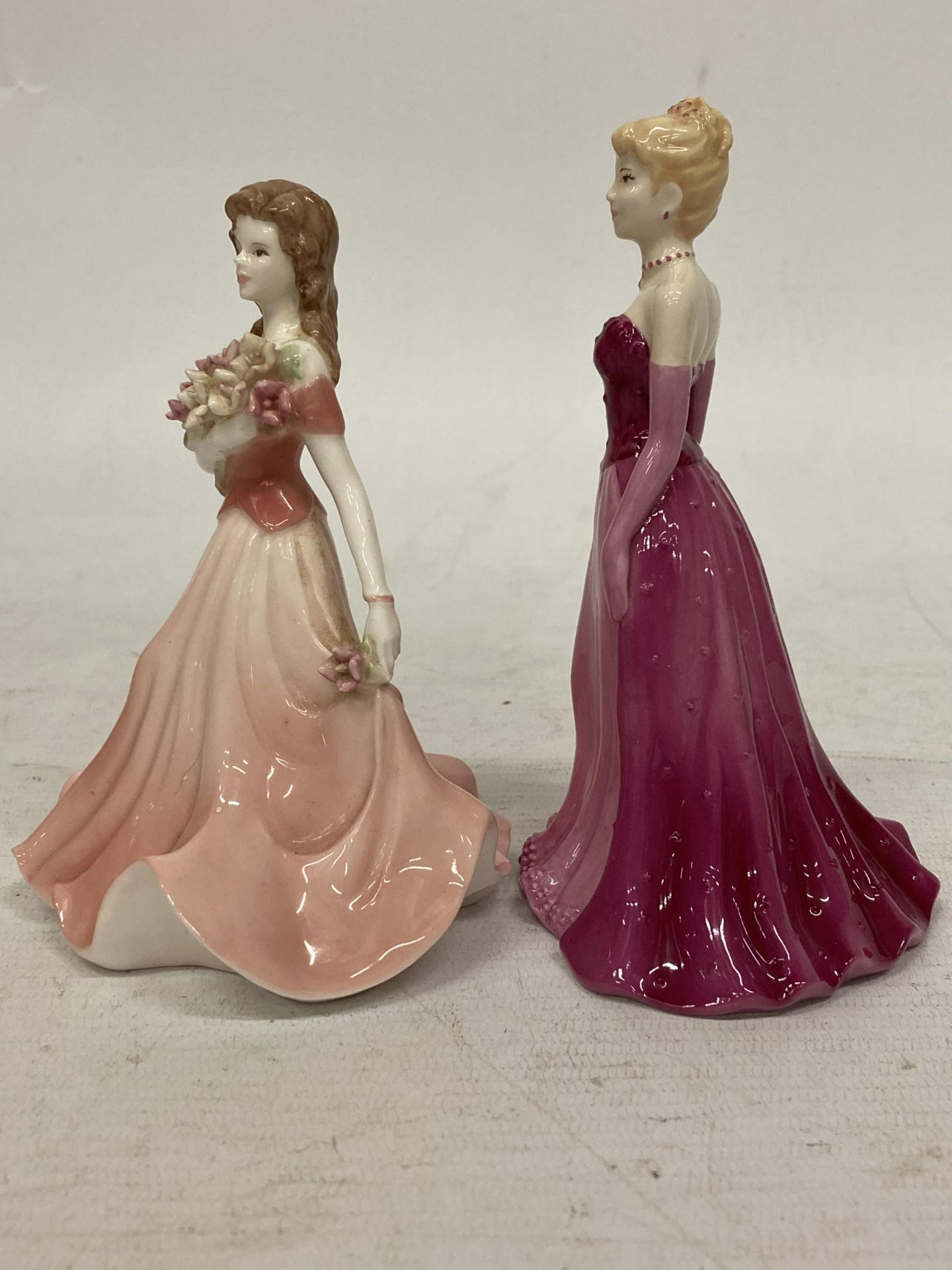 TWO COALPORT FIGURES - DEBUTANTE 'SUMMER BOUQUET' AND HEART TO HEART 'A GIFT FROM THE HEART' - Image 2 of 4