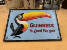 A CAST GUINNESS IS GOOD FOR YOU SIGN