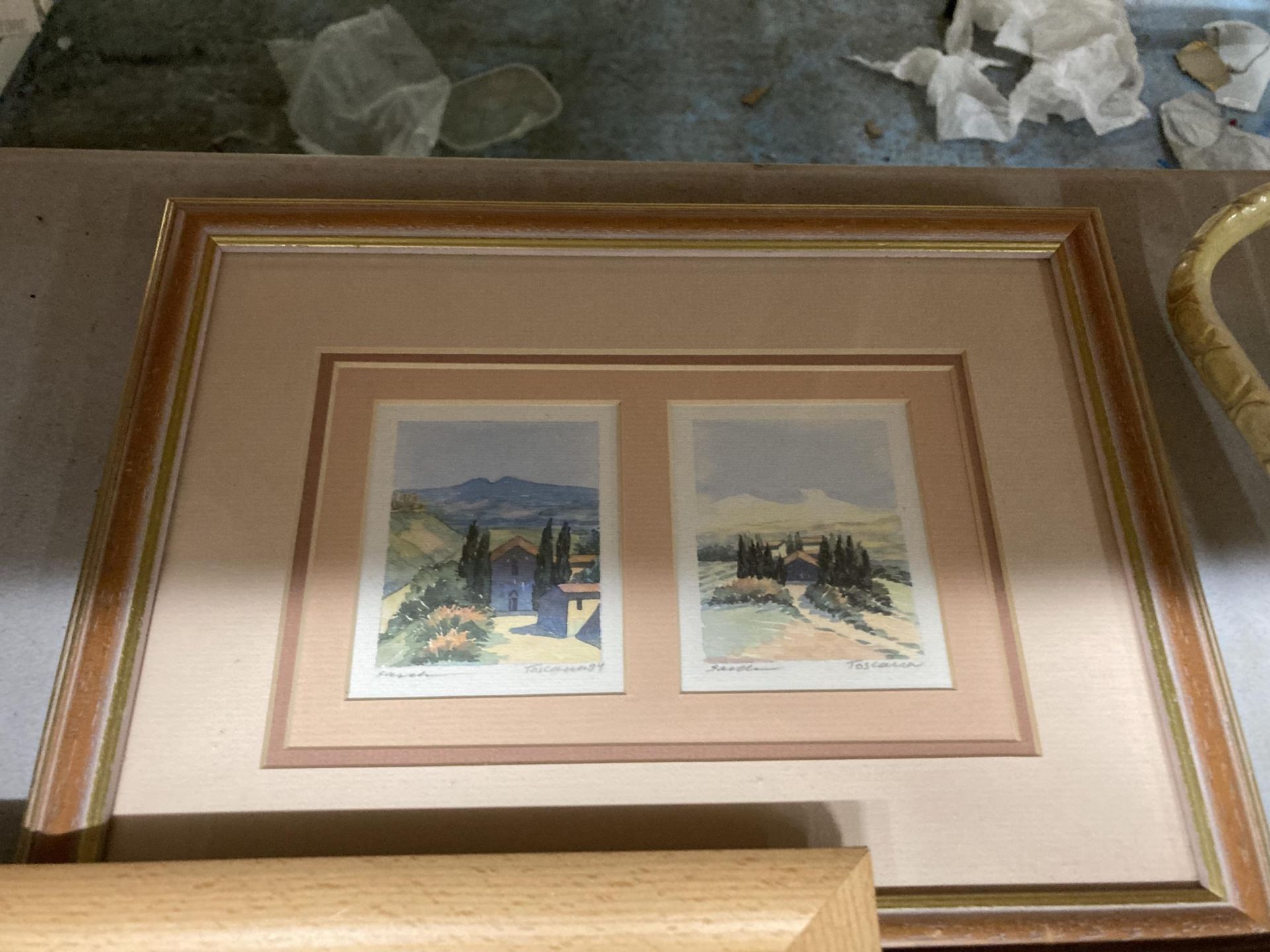 SIX SMALL FRAMED PRINTS VINTAGE SCENES, ETC - Image 5 of 5