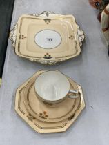 A ROYAL PARAGON FOUR PIECE BONE CHINA SET