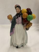 A ROYAL DOULTON 'BIDDY PENNYFARTHING' HN1843 FIGURE (SECONDS)