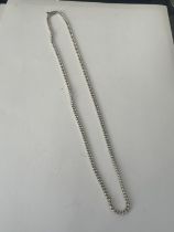 A 20" SILVER NECK CHAIN