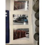 A GROUP OF SIGNED MOUNTED COLOUR PRINTS OF PHONE BOXES