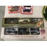 TWO BOXED DIECAST VEHICLE SETS - LLEDO BRITISH ARMY AND ROYAL AIR FORCE