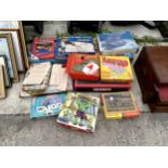 AN ASSORTMENT OF VINTAGE AND RETRO BOARD GAMES