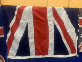 A UNION JACK FLAG 260CM X 128CM