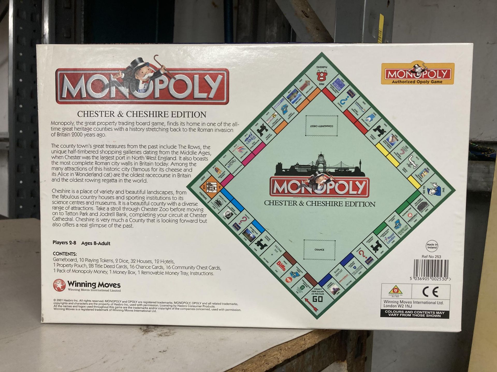 A CHESTER AND CHESHIRE EDITION MONOPOLY BOXED BOARD GAME - Image 2 of 2