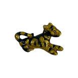 A VINTAGE DISNEY .925 SILVER AND ENAMEL TIGER BROOCH, LENGTH 3 CM, SIGNED AND STAMPED