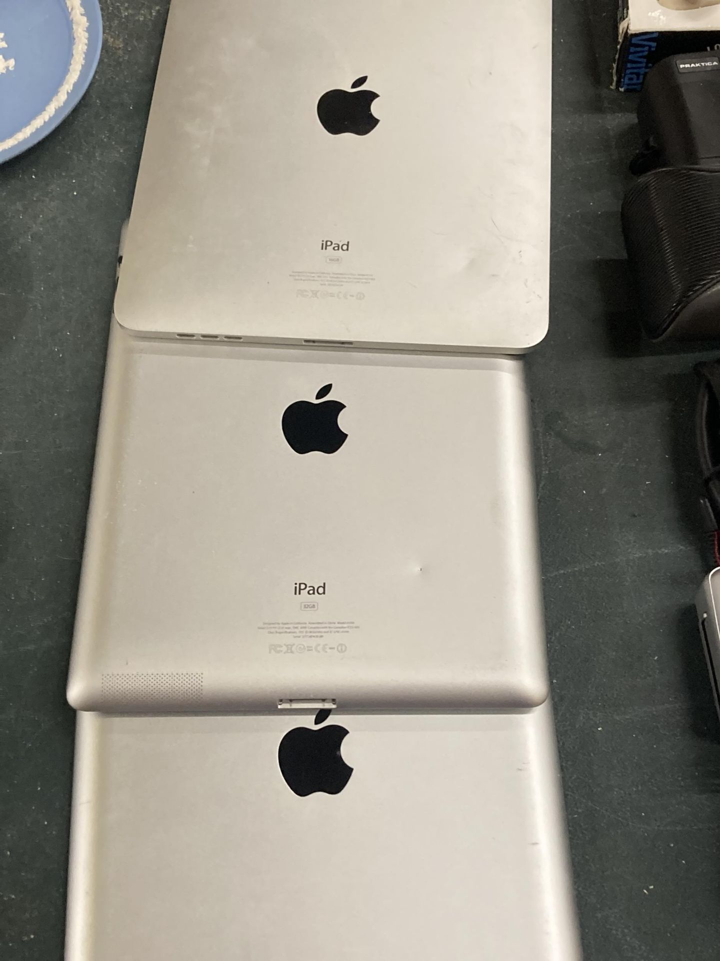 THREE I-PADS, ENDOR STATES WORKING ORDER, NO WARRANTY OR GUARANTEE GIVEN - Image 2 of 2