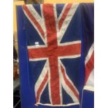 A UNION JACK FLAG 138CM X 58CM