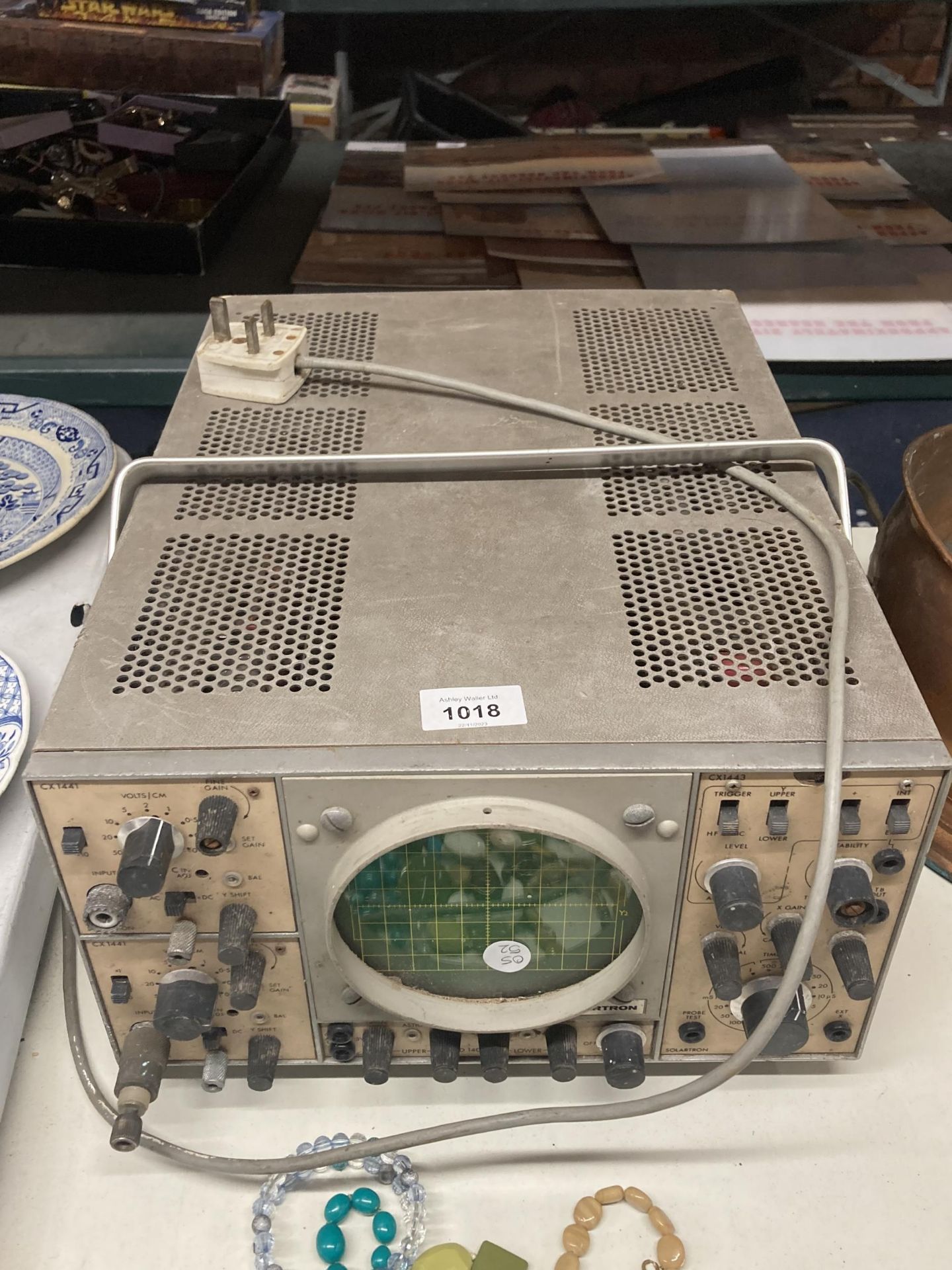 A VINTAGE SOLARTRON OSCILLOSCOPE MACHINE