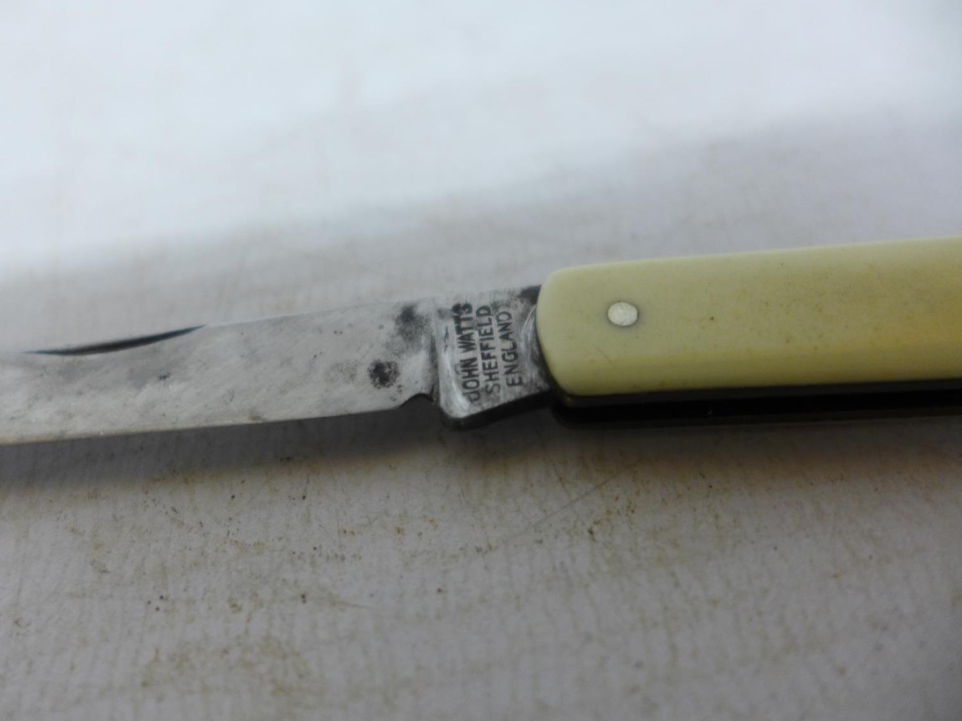 A JOHN WATTS BONE HANDLE FRUIT KNIFE - Bild 2 aus 3