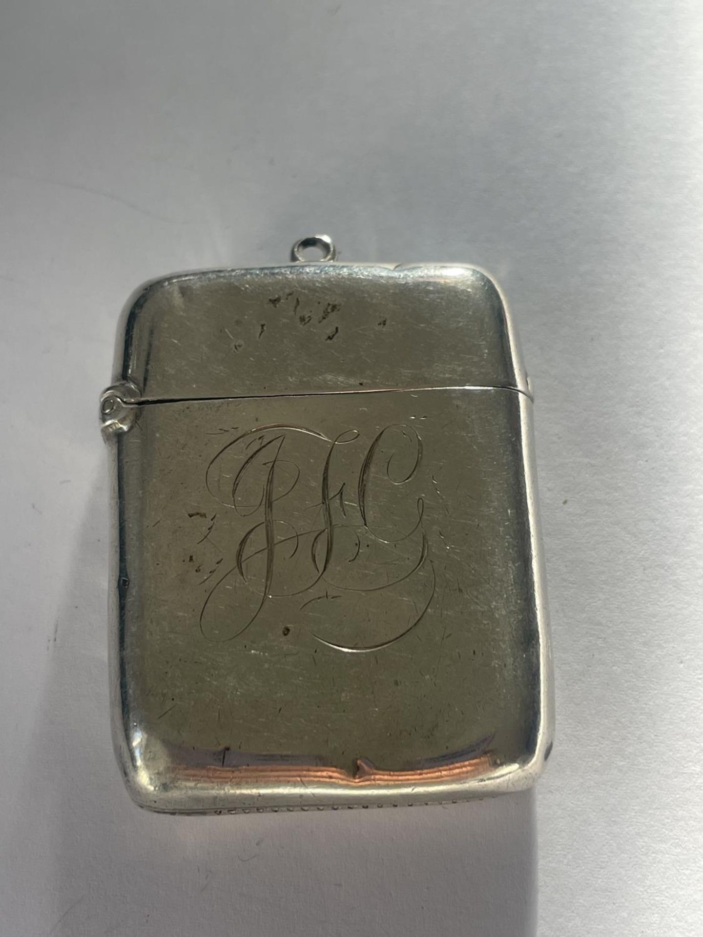 A SILVER VESTA CASE