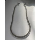 A SILVER NECKLACE