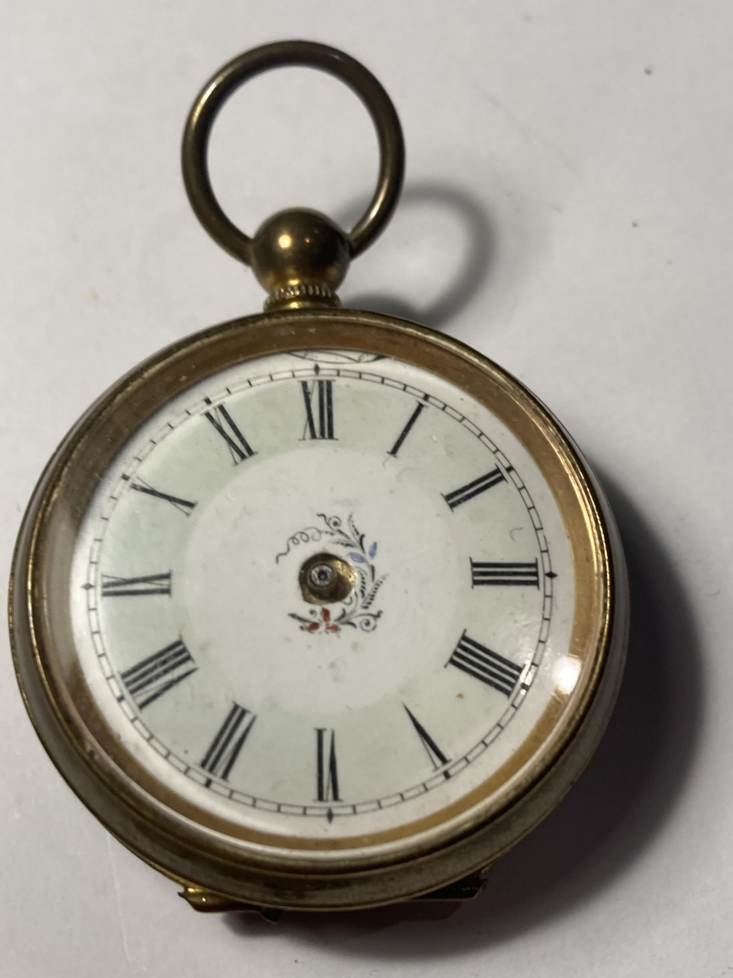 THREE ITEMS TO INCLUDE A POCKET WATCH (A/F), AN ASIAN COIN AND A BRACELET - Bild 2 aus 5
