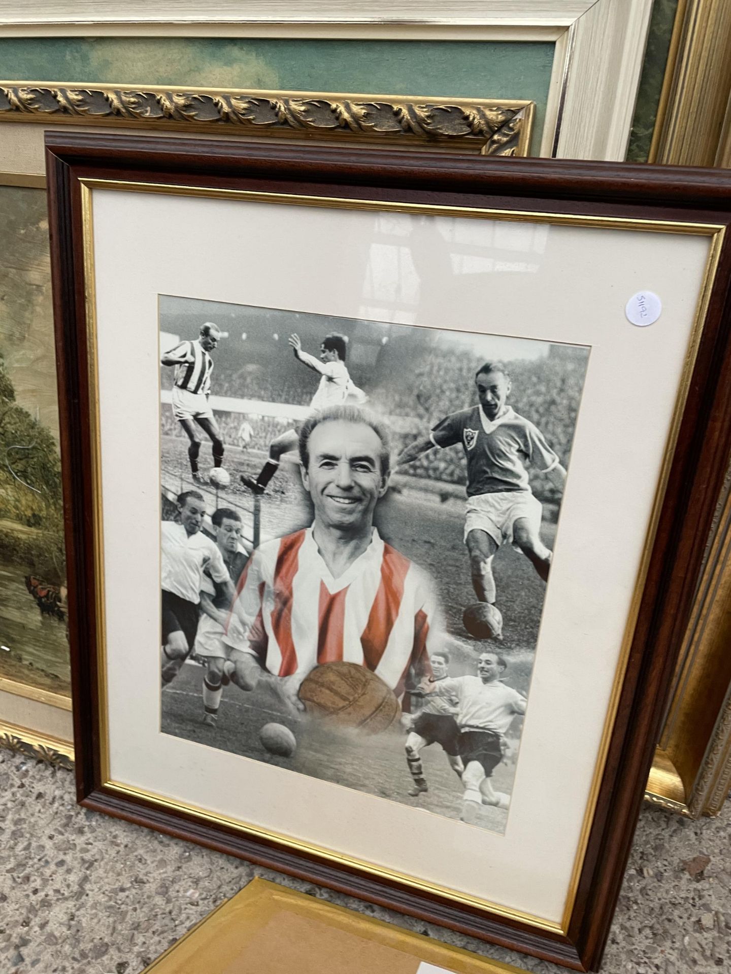 SEVEN VARIOUS PRINTS, TWO OF NEWCASTLE-U-LYME AND ONE OF SIR STANLEY MATTHEWS - Image 2 of 5