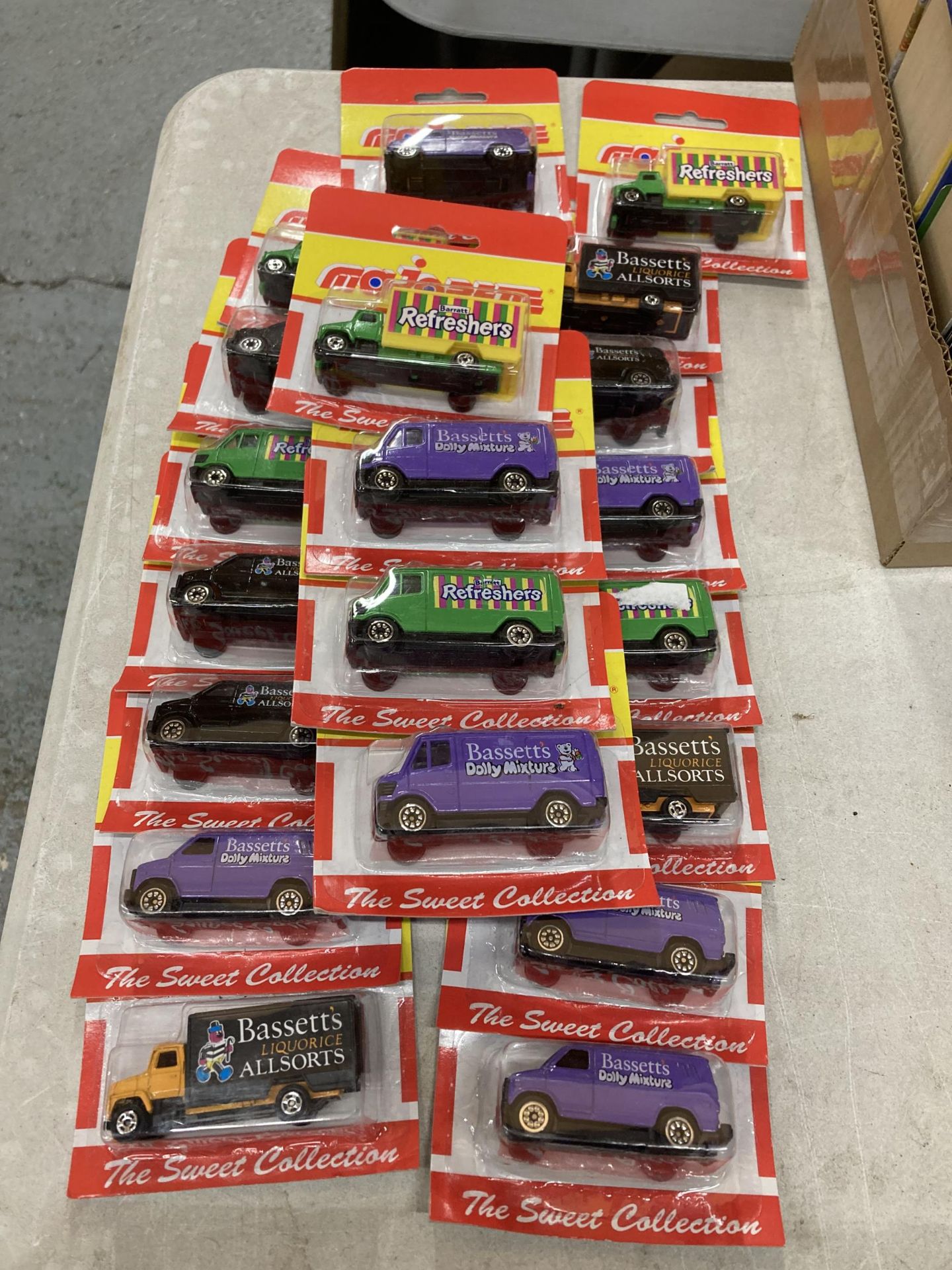 A COLLECTION OF BOXED THE SWEET COLLECTION VEHICLES