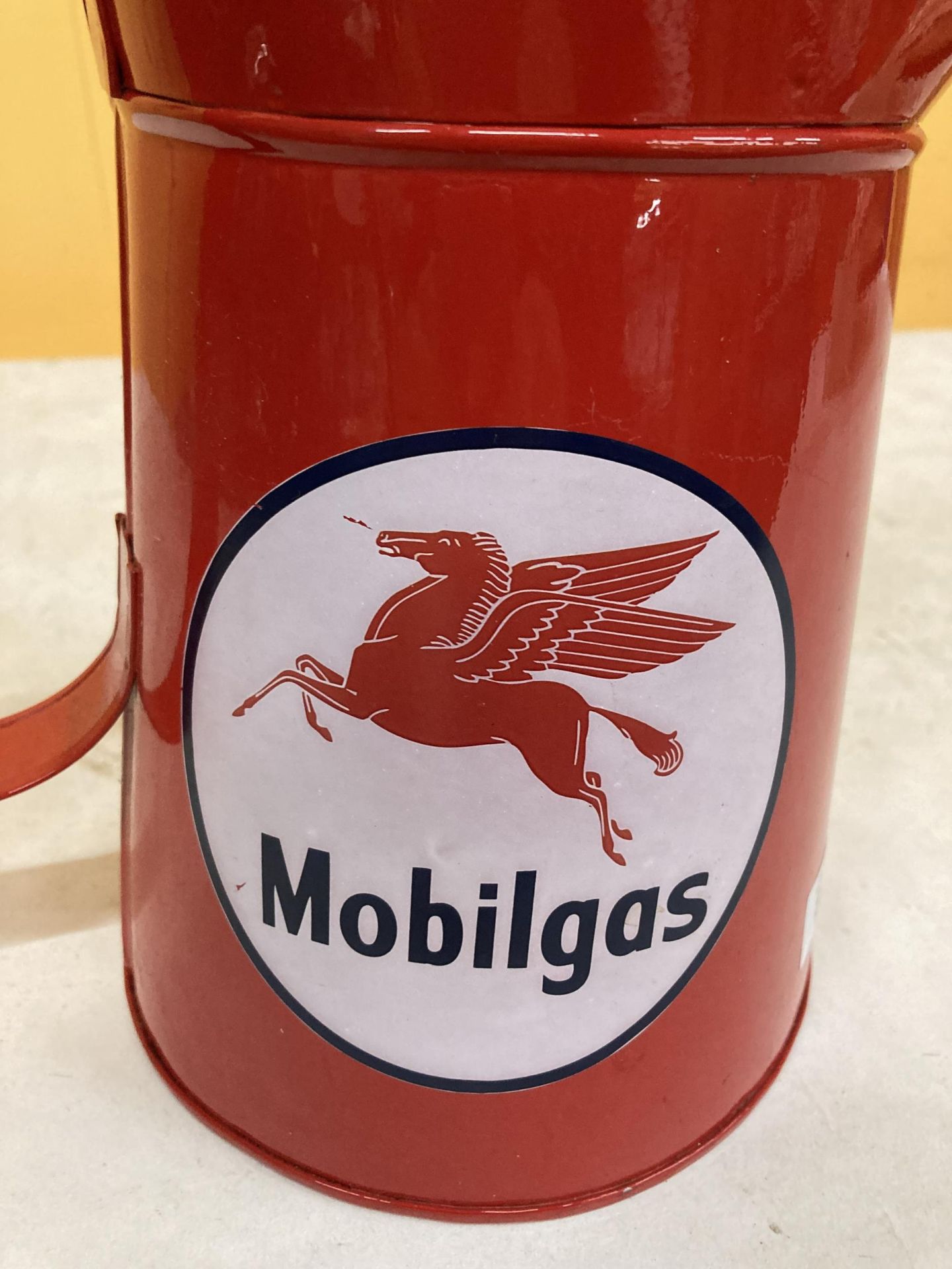 A LARGE MOBILGAS GARAGE CAN - Image 2 of 2
