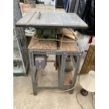 AN ELECTRIC WORKSHOP TABLE SAW