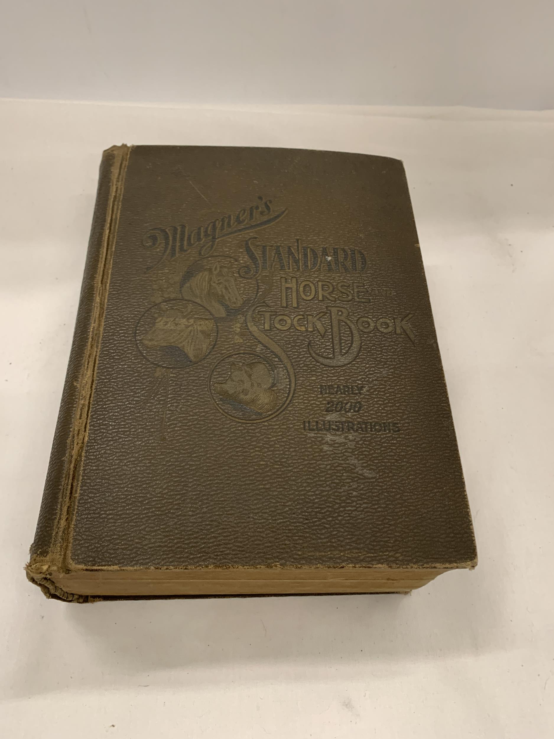 A 1906 MAGNER'S STANDARD HORSE AND STOCK BOOK