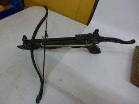 A PL HAND HELD CROSSBOW, LENGTH 50CM