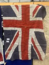 A UNION JACK FLAG APPROX 63CM X 104CM