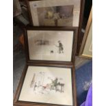 THREE CECIL ALDIN PRINTS