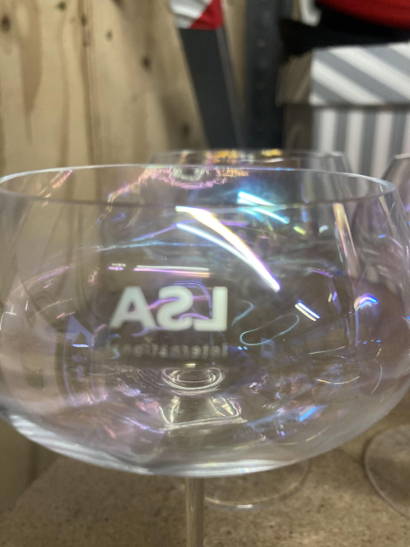 A SET OF FOUR 'LSA INTERNATIONAL' IRRIDESCENT COCKTAIL GLASSES - Image 2 of 2