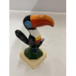 A CAST GUINNESS TOUCAN FIGURE, HEIGHT 17CM