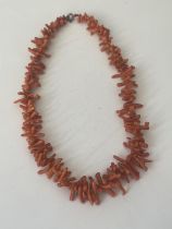 A CORAL NECKLACE