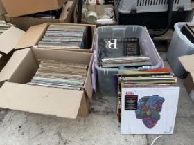 A LARGE QUANTITY OF LP RECORDS